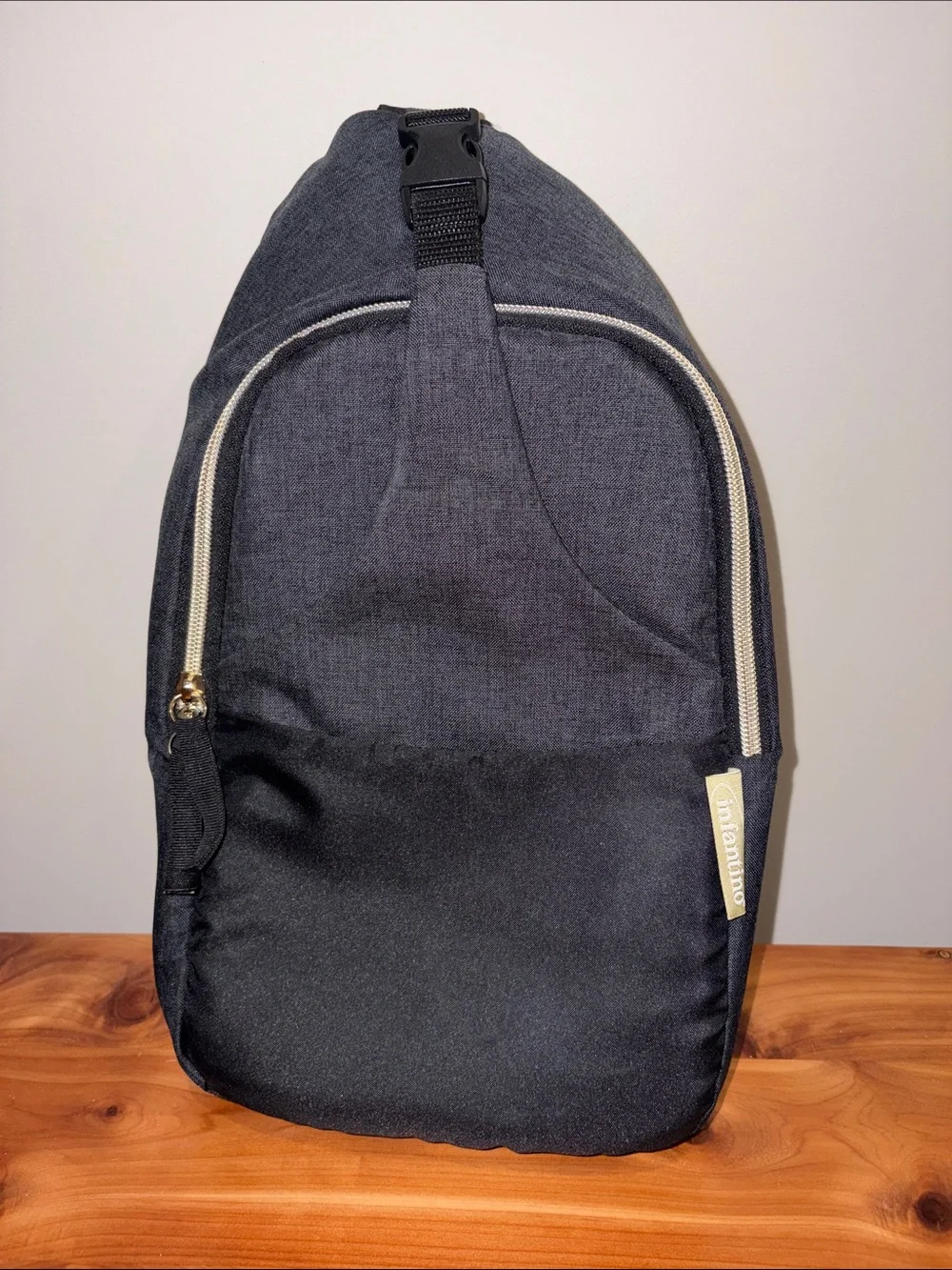 Infantino Diaper Bag Lightweight Crossbody, Black